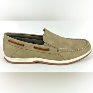 St. John's Bay Oakdale sand  Slip-On Boat Shoe with Brown Accent 11